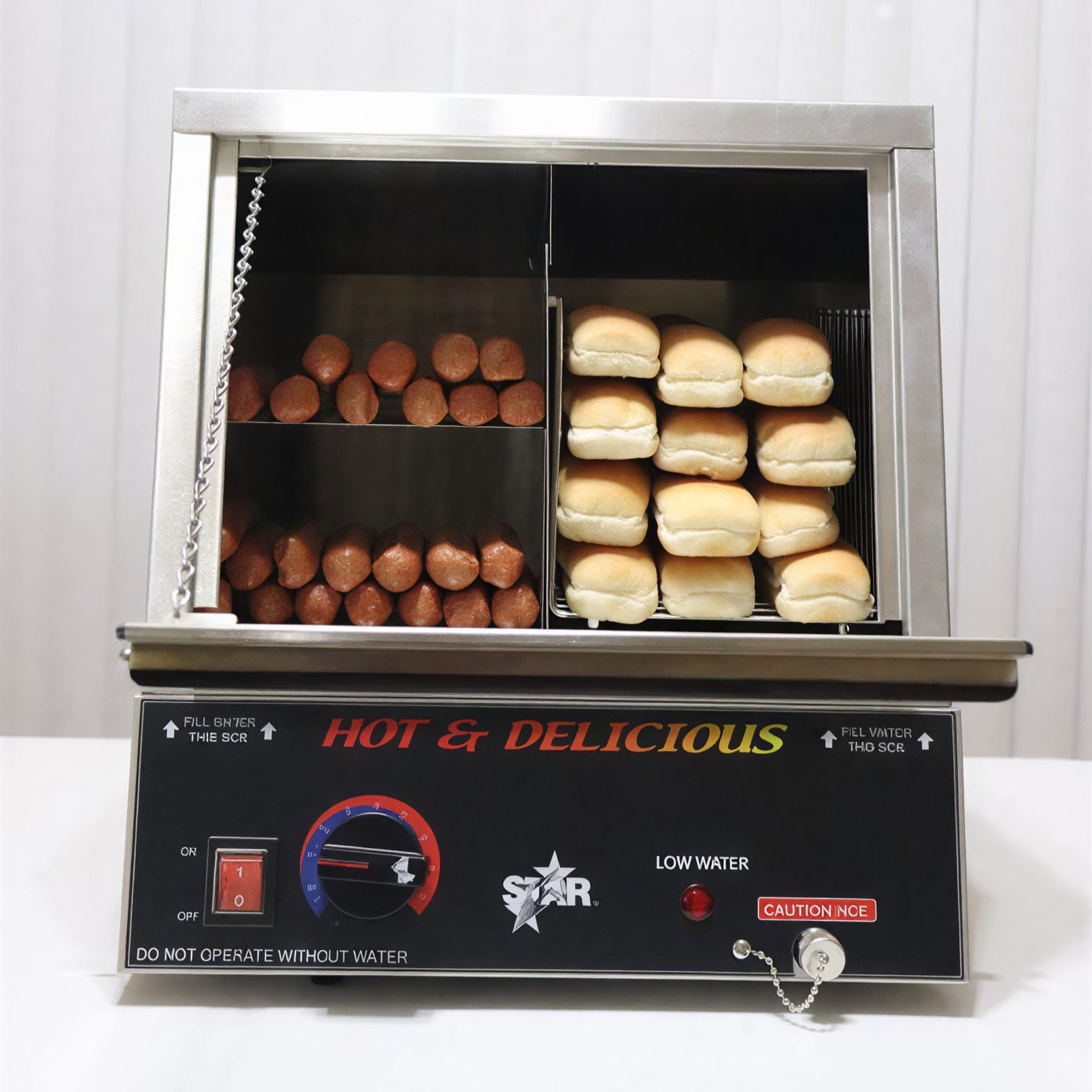 hot dog bun streamer machine