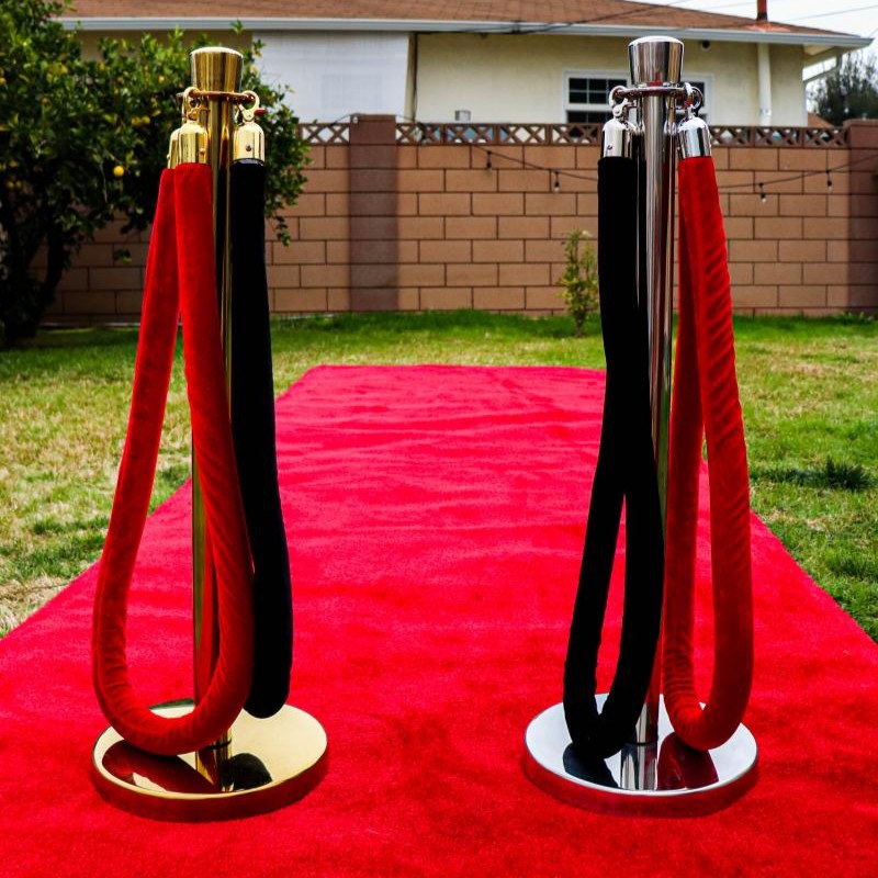 red carpet ropes stanchion rentals